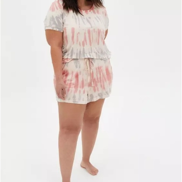 Super Soft Relaxed Short Sleeve Lounge Tee - Picture 3 of 6